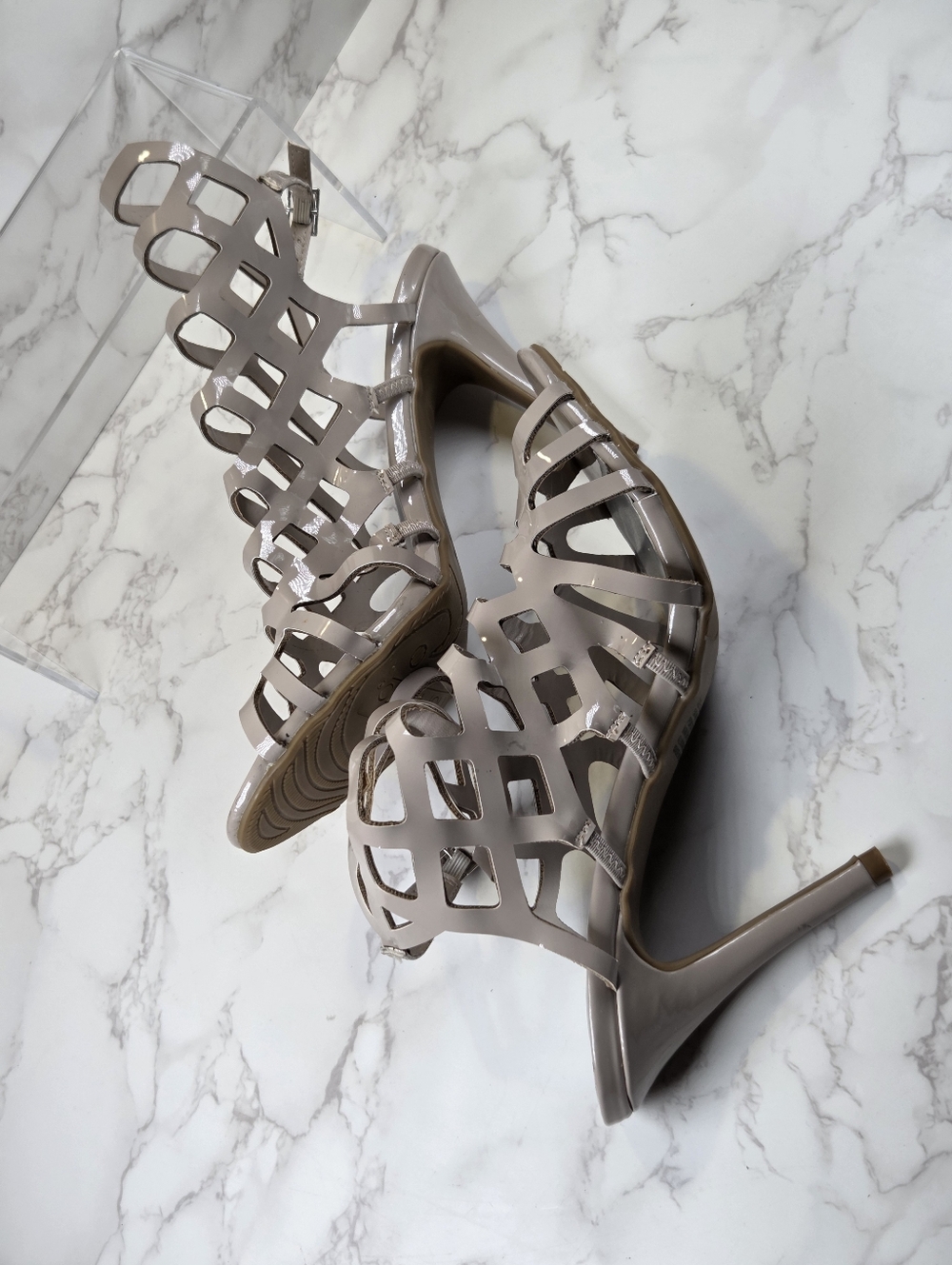 Hot Tomato  Cutout High Heel Sandals - Picture 11 of 11